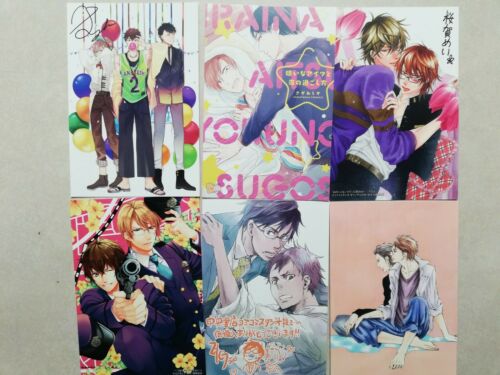 BL Yaoi Boys Love Postcard 50 Sheet set N6