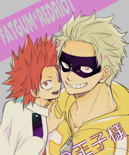 My Hero Academia Yaoi Doujinshi / Fatgum x Kirishima /bnha 28p Ore no Oujisama