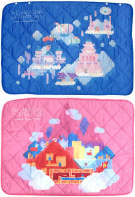 Kirby Landscapes Quilting Blanket Pink & Blue 2PCS SET Limited to Japan