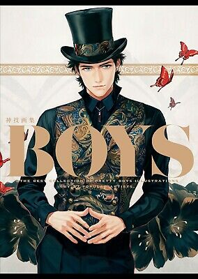 NEW The Best Collection of Pretty Boys Illustration | JAPAN Art Book 27Artists