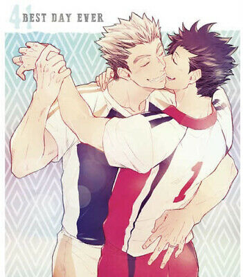 Haikyuu!! Yaoi Doujinshi / Bokuto x Kuroo / Bokkuro 46p 41 best