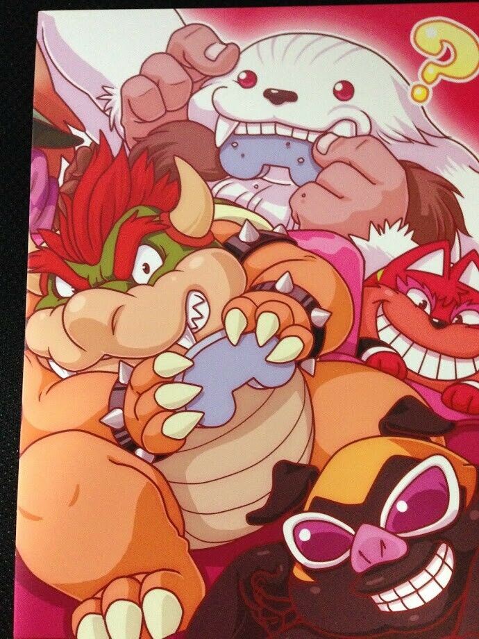 Furry doujinshi Mario Pokemon etc. (A5 54pages) Bowser Koma Pignite Klonoa MB