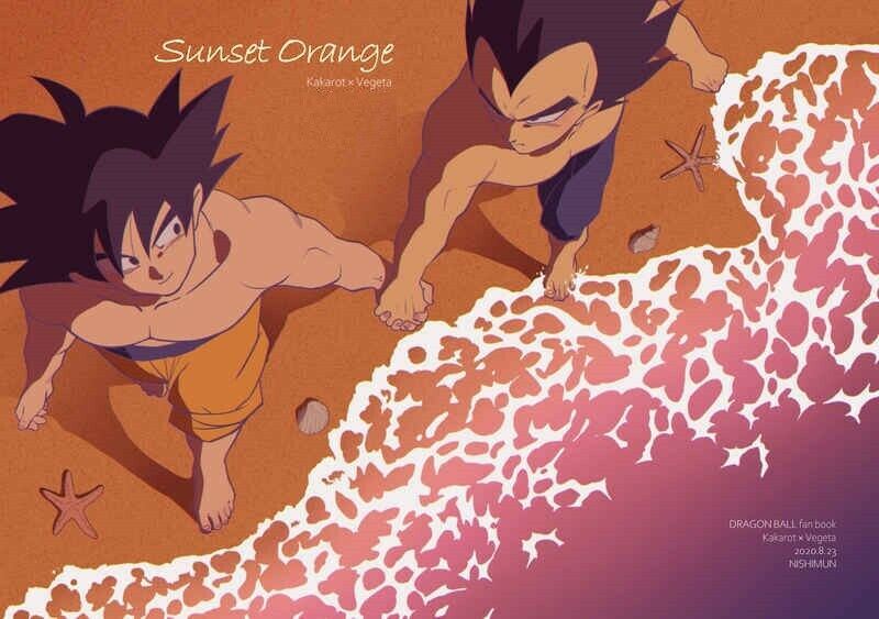 Dragon Ball Doujinshi Kakalot X Vegeta (B5 20pages) Sunset Orange Nishimun