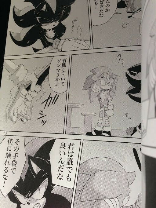 SONIC THE HEDGEHOG Doujinshi Sonic x Shadow (B5 40pages) DEEP LOVE Muy_Muy furry