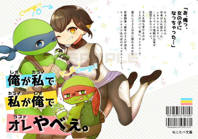 Teenage Mutant Ninja Turtles doujinshi Raph & Leo & Karai (B5 22pages) TMNT Ore