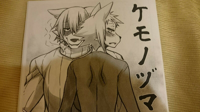 Furry handmade Doujinshi Kemonoduma (B5 36pages) Mayoineko Kemono takashi