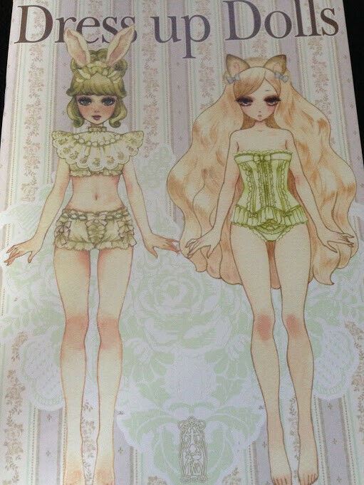 SAKIZO doujinshi illustration book (B5 40pages) Dress up Dolls Daphne odora