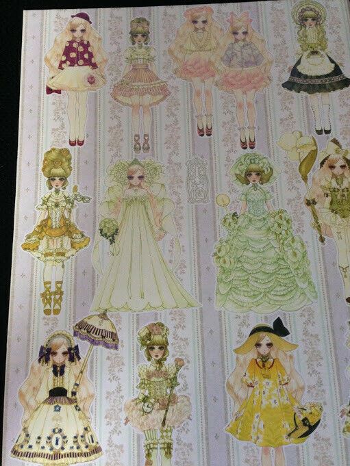 SAKIZO doujinshi illustration book (B5 40pages) Dress up Dolls Daphne odora