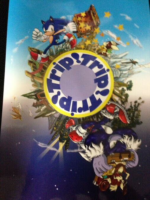 Sonic the Hedgehog Doujinshi anthology (B5 32pages) BLUE-BLACK Trip Trip Trip!