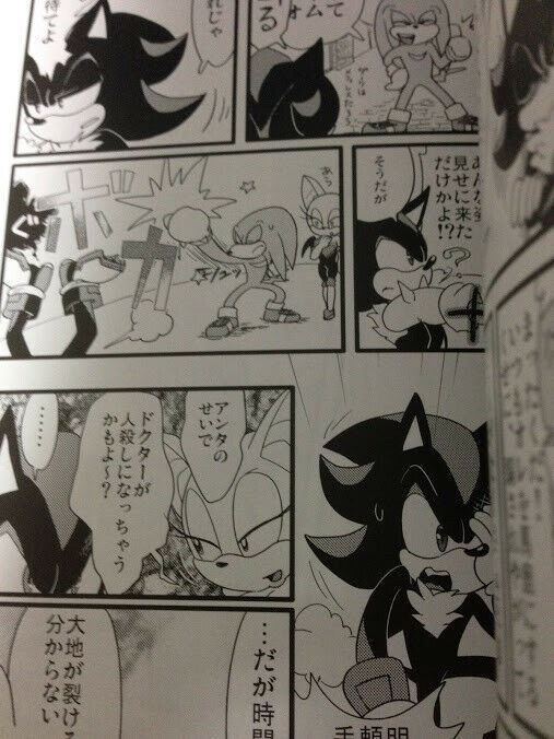 Sonic the Hedgehog Doujinshi Sonic , Silver , Shadow (B5 20pages