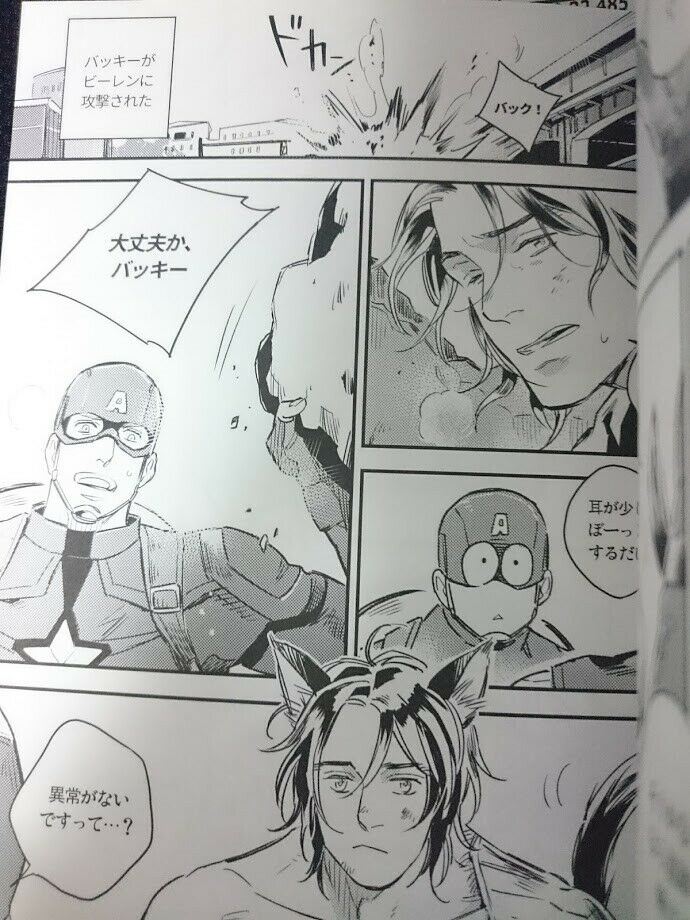 Doujinshi Captain America Steve X Bucky (A5 244pages) Hakkun RE RECORD 2nd ed.