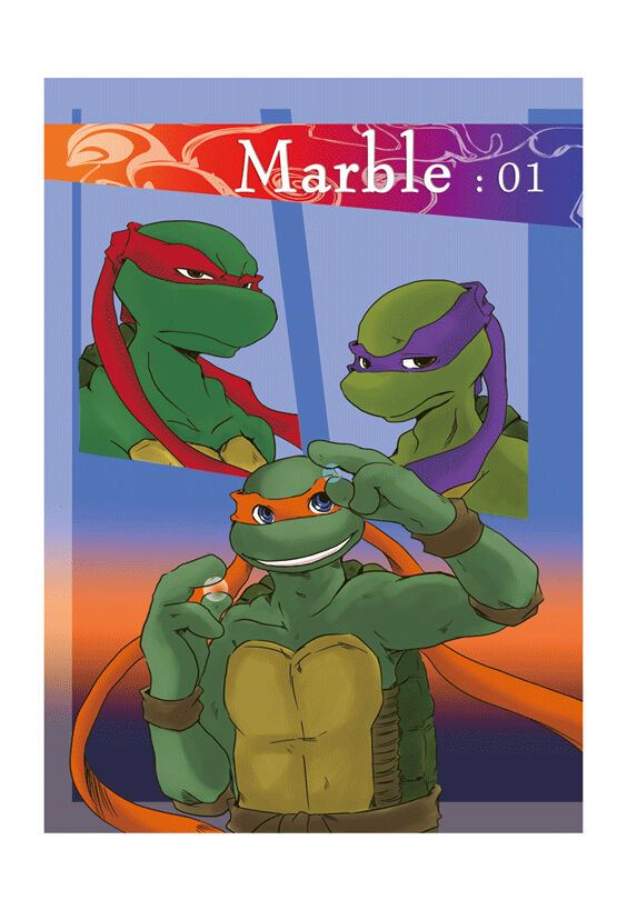 Teenage Mutant Ninja Turtles Doujinshi (A5 56pages) Marble:01 Haniro TMNT