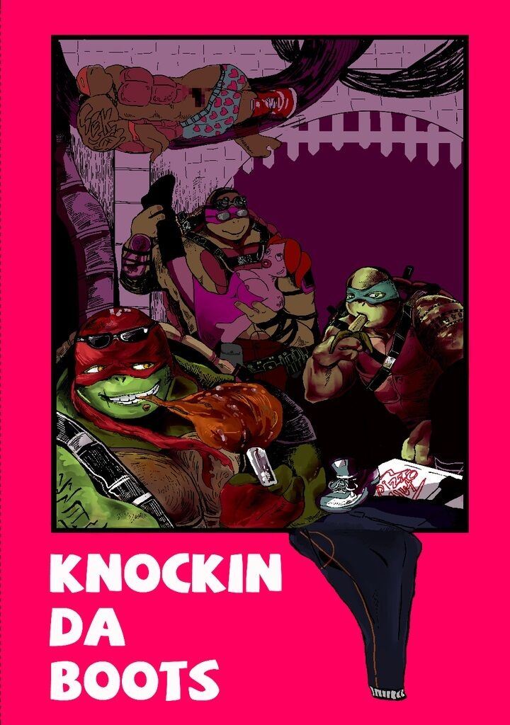Teenage Mutant Ninja Turtles doujinshi KNOCKIN DA BOOTS (B5 52pages) TMNT