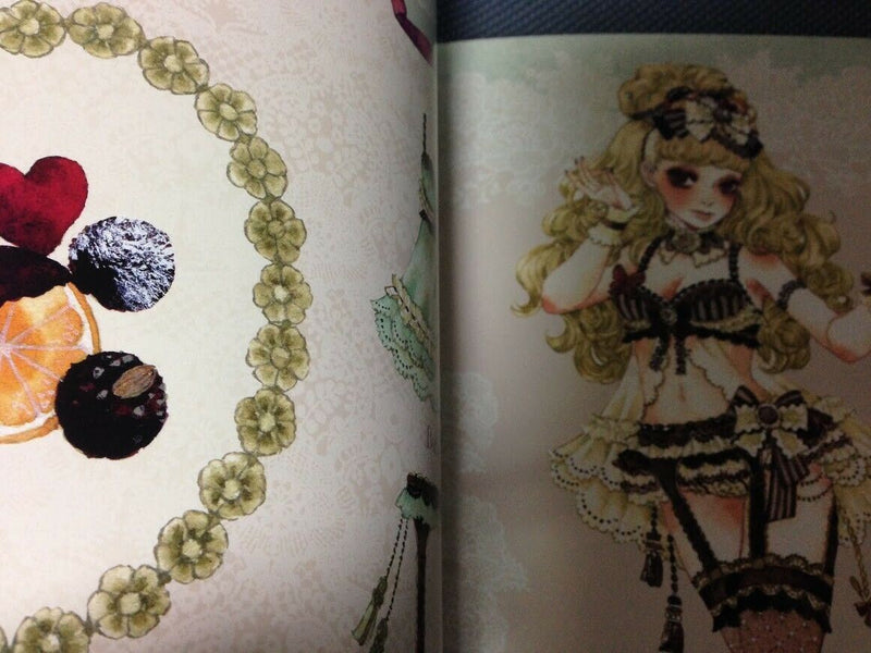 SAKIZO original doujinshi illustration book (A4 22pages) Under The Dress
