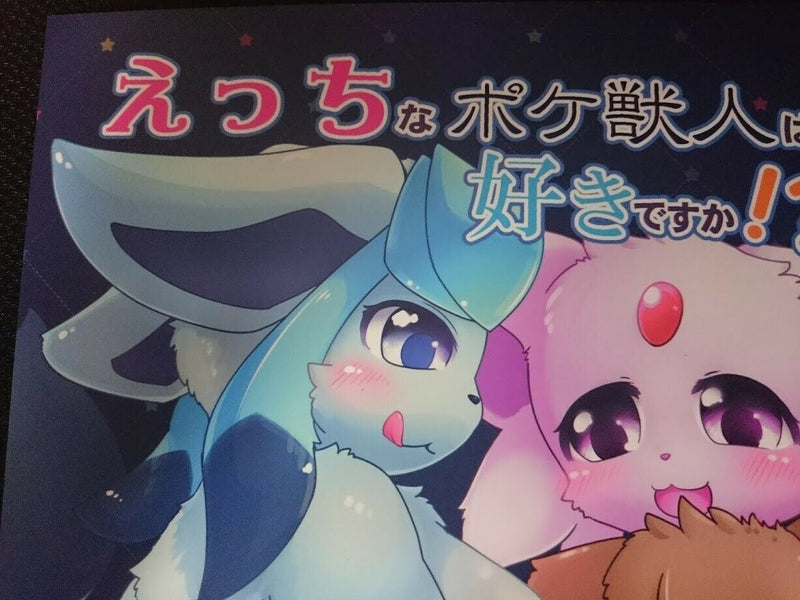 Doujinshi POKEMON (B5 32pages full color) furry Glaceon Espeon Jolteon etc.