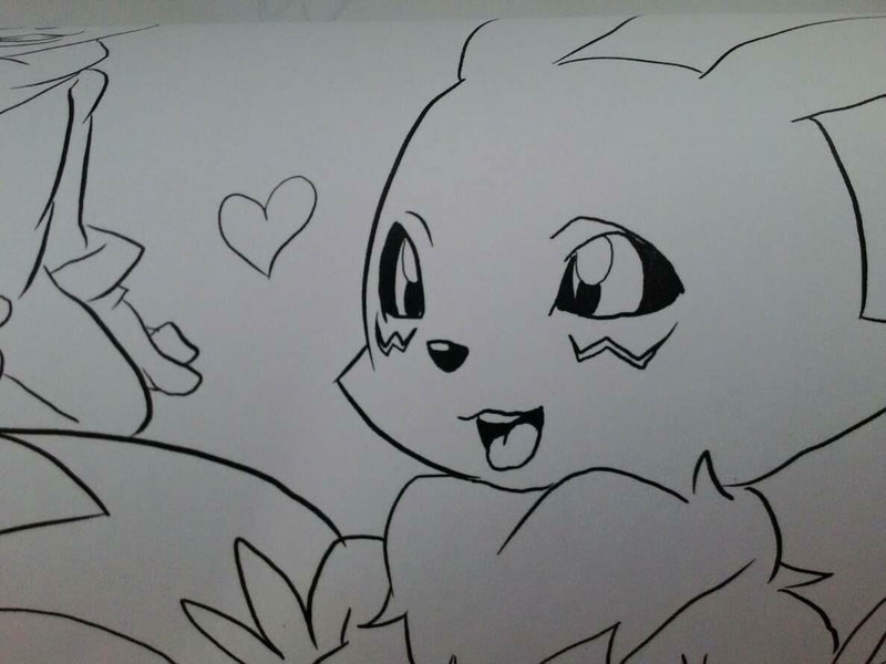 DIGIMON Renamon main Doujinshi handmade (A4 14pages) Rapid-Rabbit's Thats furry