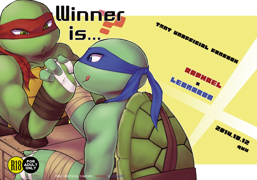 Teenage Mutant Ninja Turtles yaoi doujinshi Raphael X Leo Winner is quu 26pages
