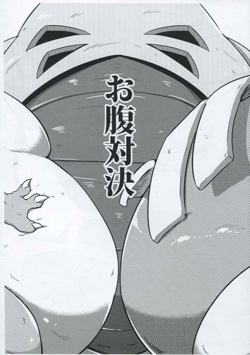 POKEMON Doujinshi (A5 16pages) Kemono furry Onaka taiketsu