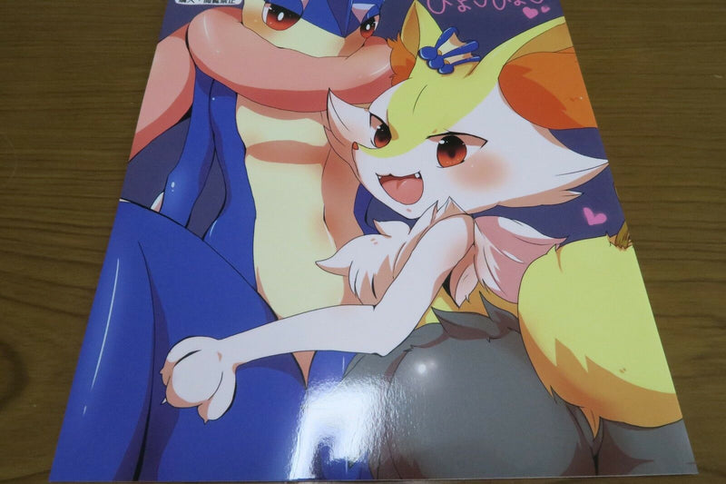 POKEMON doujinshi Delphox X Greninja (B5 14pages) Osakana furry kemono