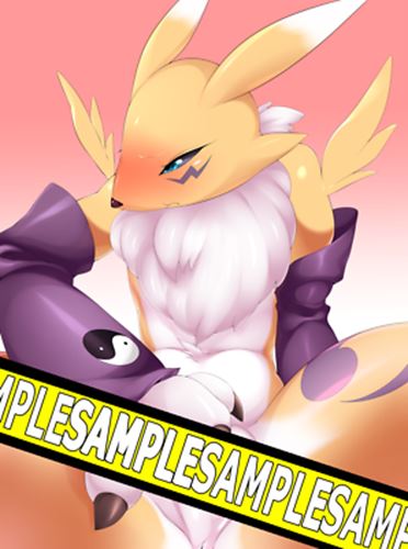 DIGIMON Doujinshi Renamon (B5 28pages) furry kemono ClearOver Rena zanmai color