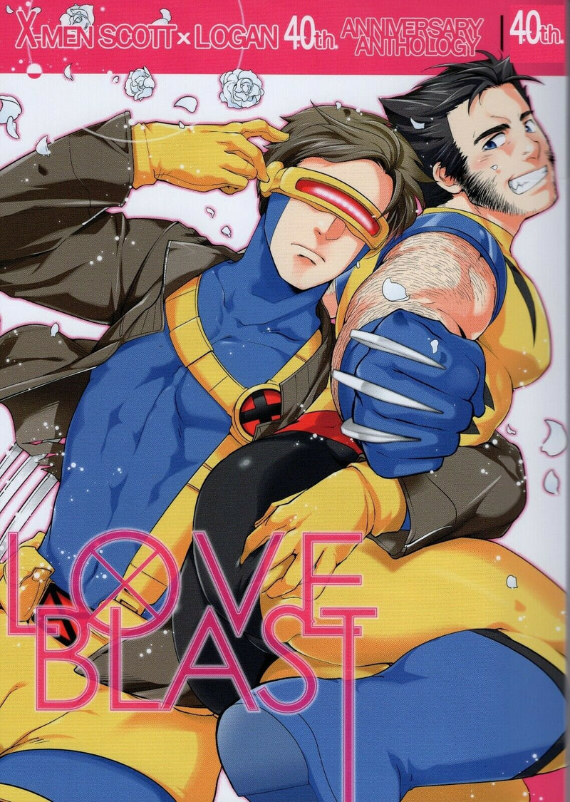 X-men yaoi Doujinshi SCOTT X LOGAN anthology (B5 182pages) LOVE BLAST