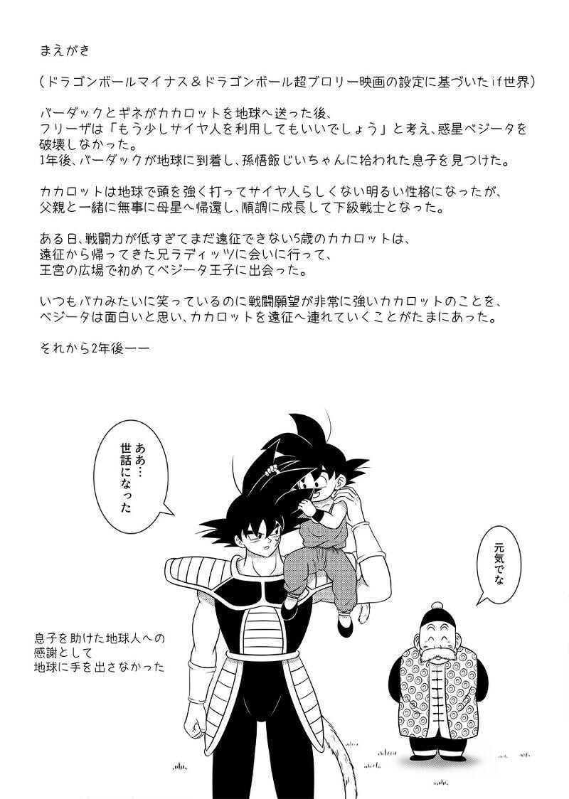 Doujinshi Dragon Ball Goku X Vegeta (B5 20pages) kiss suki Kakalot