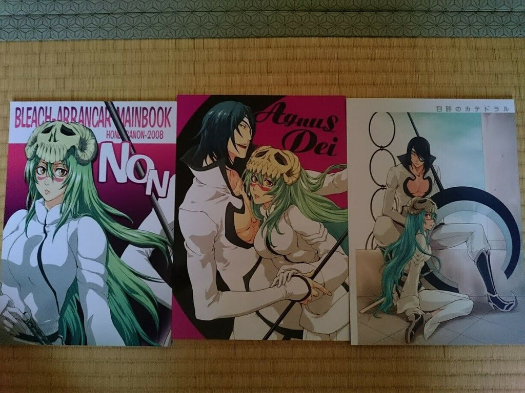 BLEACH Doujinshi 3 set Honey canon Nnoitra x Neliel