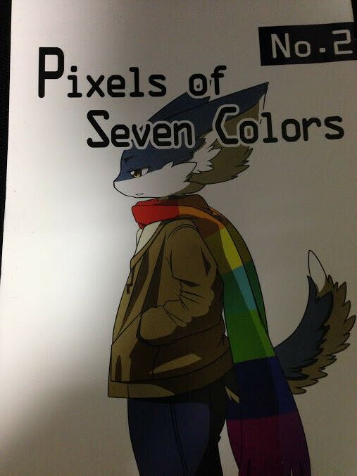Furry doujinshi (A5 50pages Color illust) Pixels of Seven Colors #2 Wind Blue