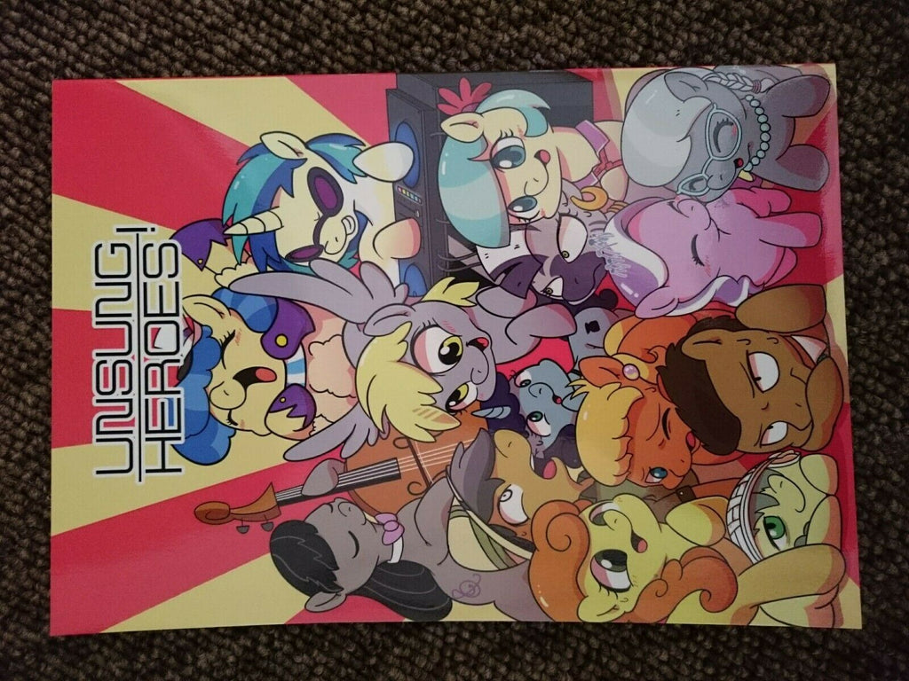 Doujinshi My little Pony (A5 44pages) furry kemono MLP unsung heroes