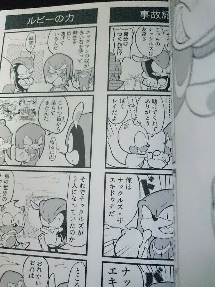 Doujinshi SONIC THE HEDGEHOG (A5 76pages) KNUCKLES X MICHTY COMBINATION