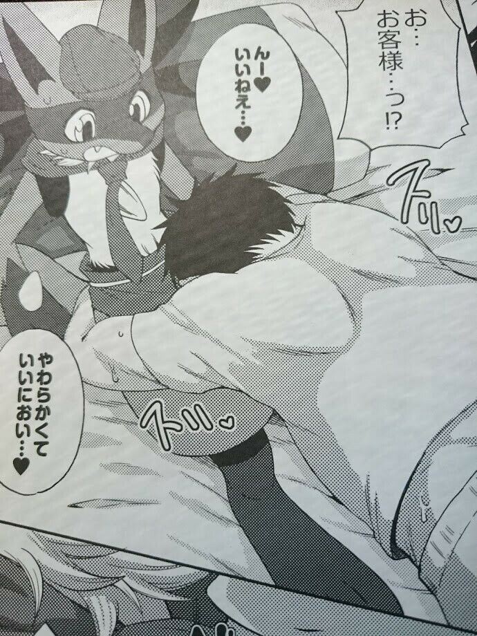 POKEMON Doujinshi Lucario uke (A5 30pages) furry dogear kemono