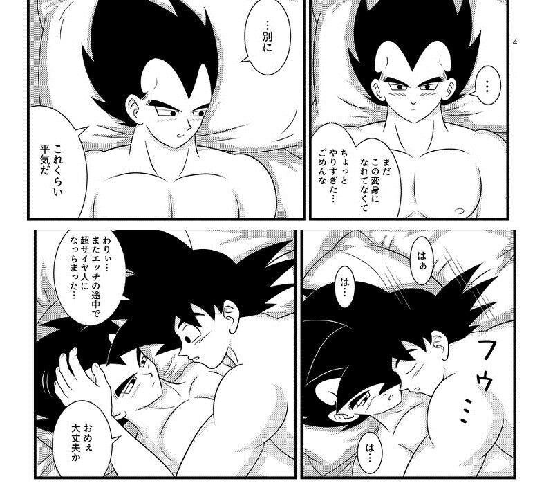 Doujinshi Dragon Ball Goku X Vegeta (B5 20pages) kiss suki Kakalot