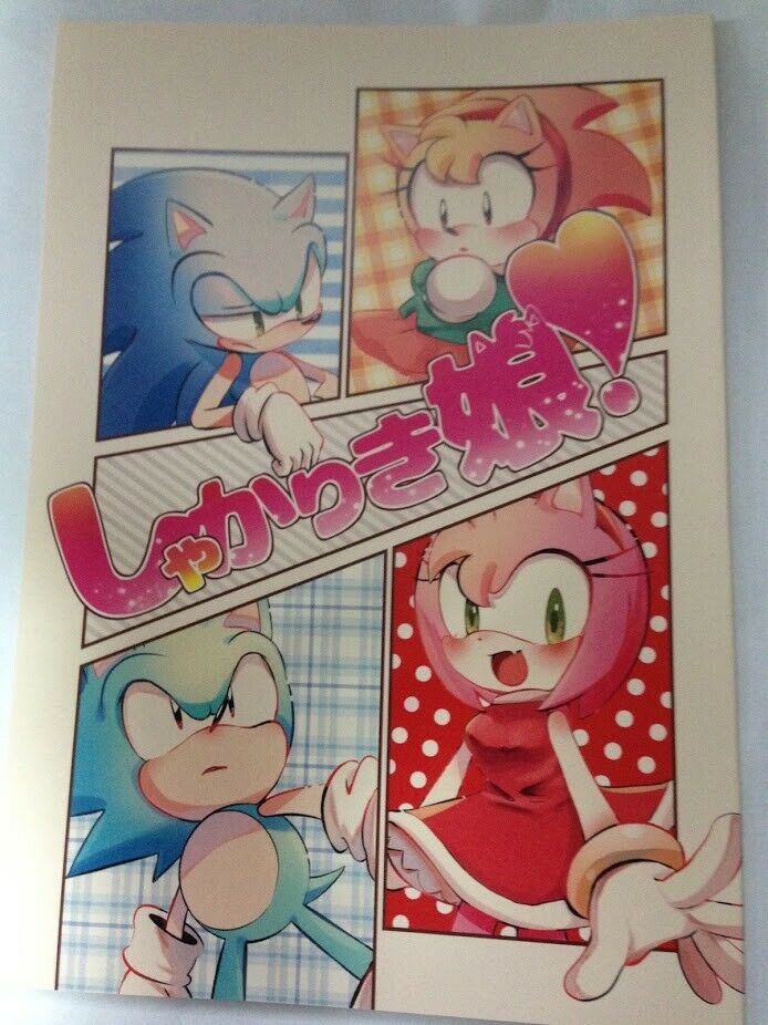 Sonic the Hedgehog Doujinshi Sonic X Amy (A5 58pages) kurosen Syakariki