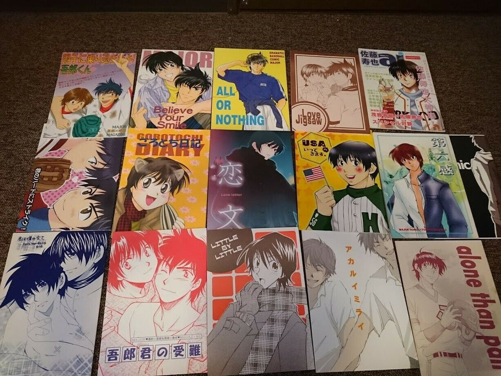 Doujinshi MAJOR DRAMATIC BASEBALL COMIC set (16 Doujinshis) Goro x Toshiya etc.