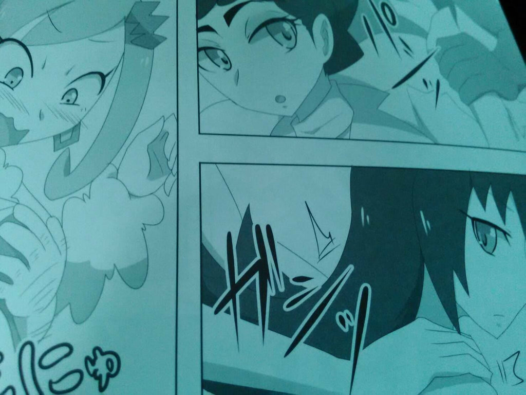 POKEMON doujinshi Diantha , Lisia , Sabrina, Gardevoir (B5 20pages) Origami Farm