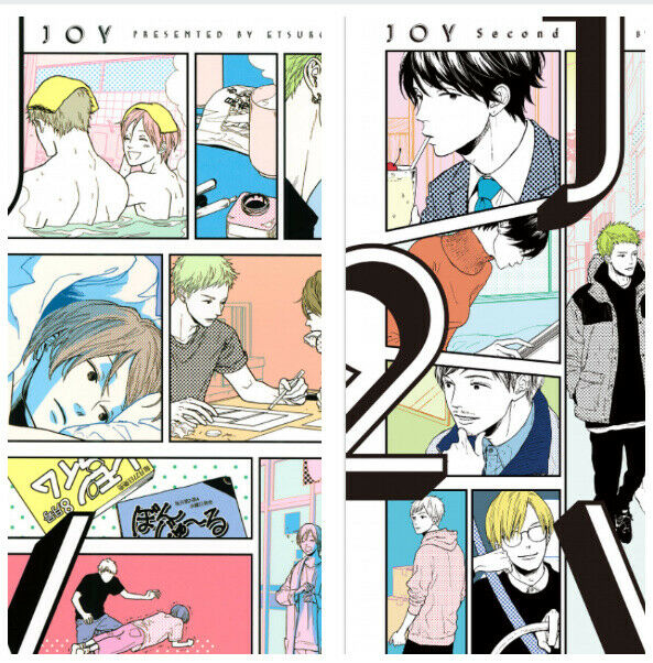 Japanese editionBL Yaoi Comic Boys Love Joy Vol.1-2 Set Etsuko