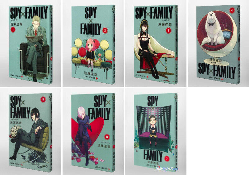 New SPY×FAMILY vol. 1-7 set Japanese Comic Manga Book Jump Comics DHL (Japanese)
