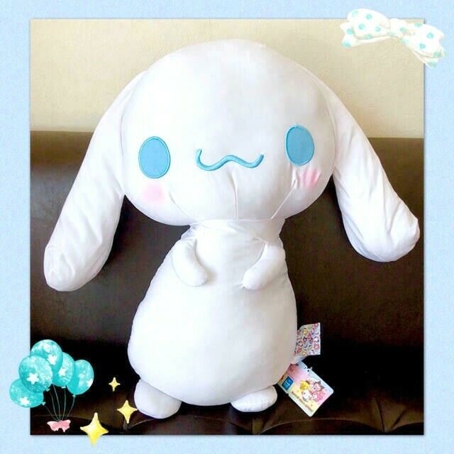 Sanrio Cinnamoroll Mega BIG Cool fabric Plush Cushion Limtied to JP 20in