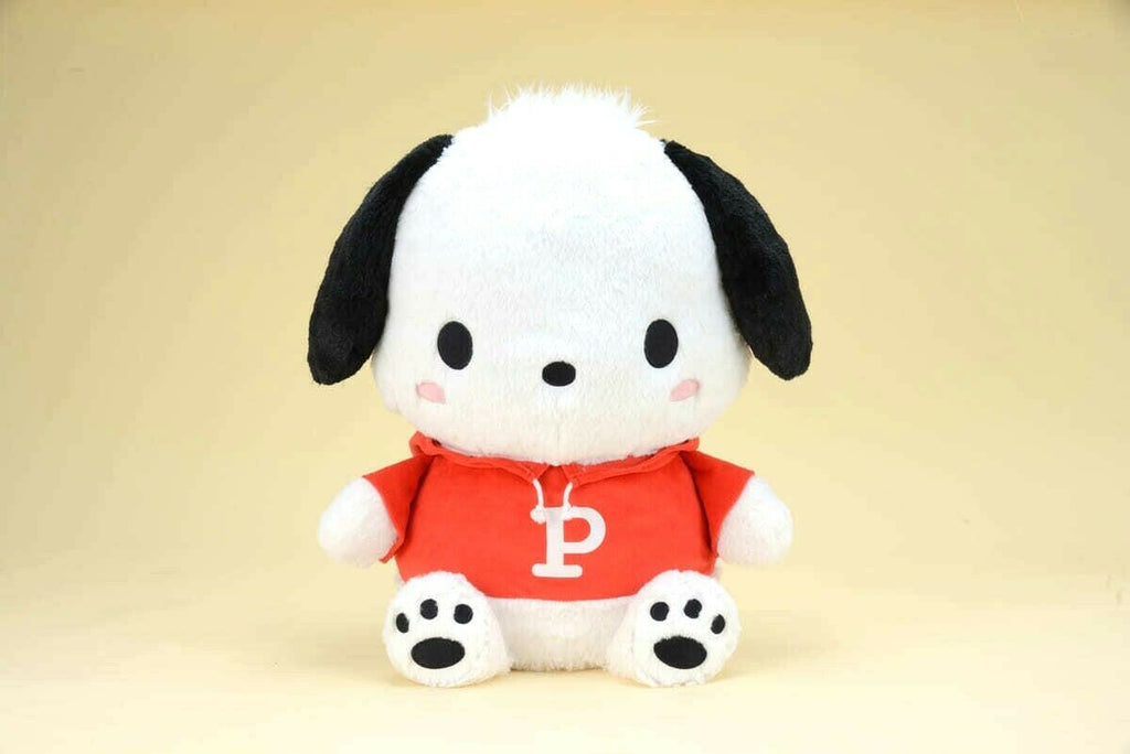 Sanrio Pochacco Giga BIG Plush doll Red Hoodie ver. Limited to JP 17in
