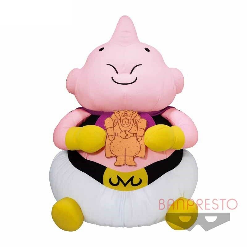 Dragon Ball Majin Buu Sitting BIG Plush doll 13in Limited to JAPAN
