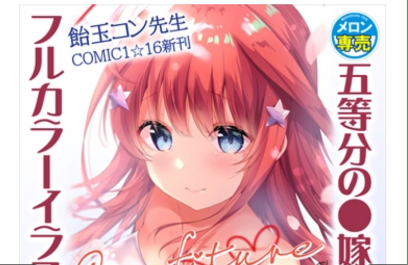 Doujinshi fan fiction books coufiture Quintessential Quintuplets book NEW Comic