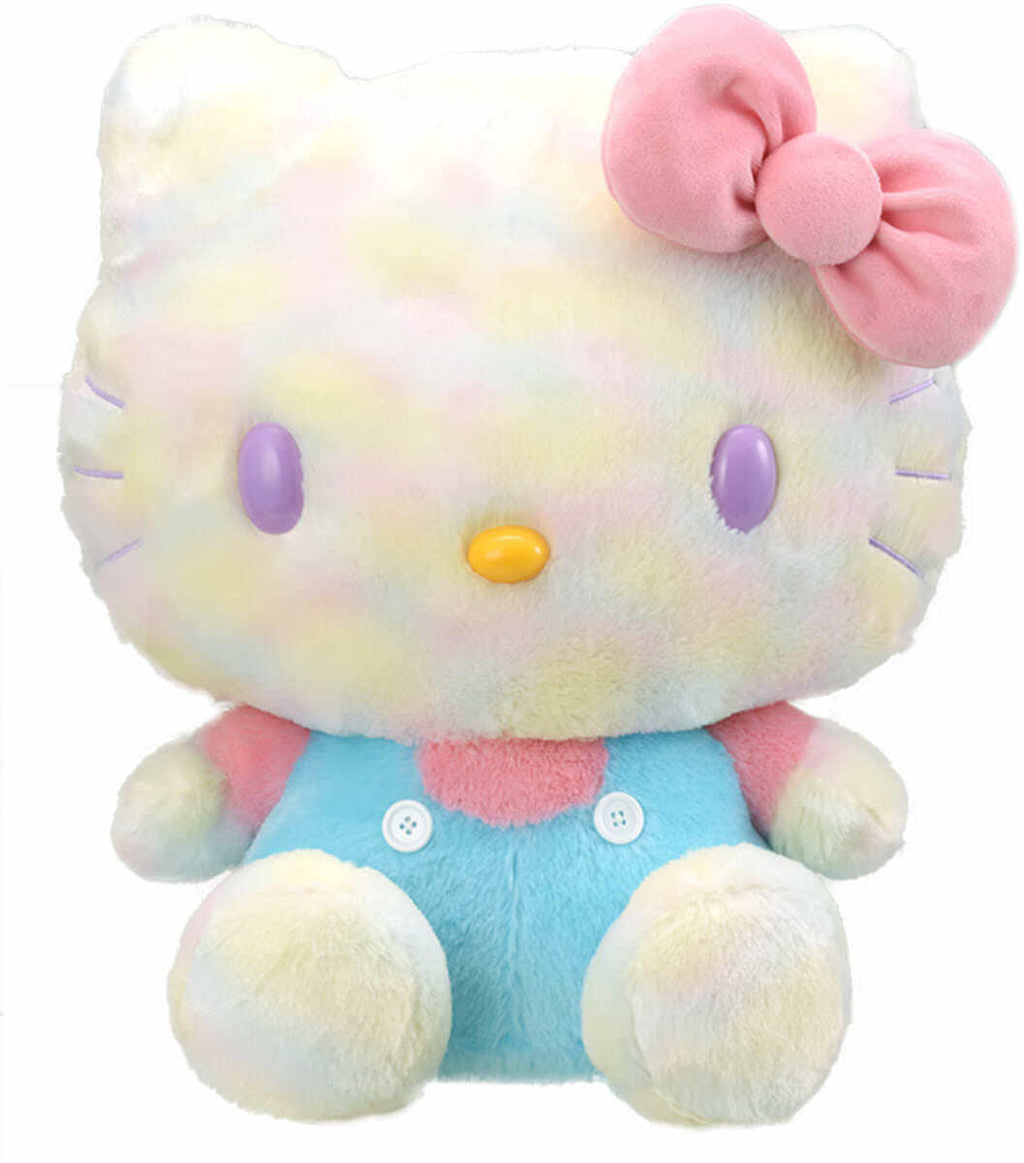 Sanrio Hello Kitty Giga BIG Plush doll Rainbow ver. Exclusive to JAPAN 17in