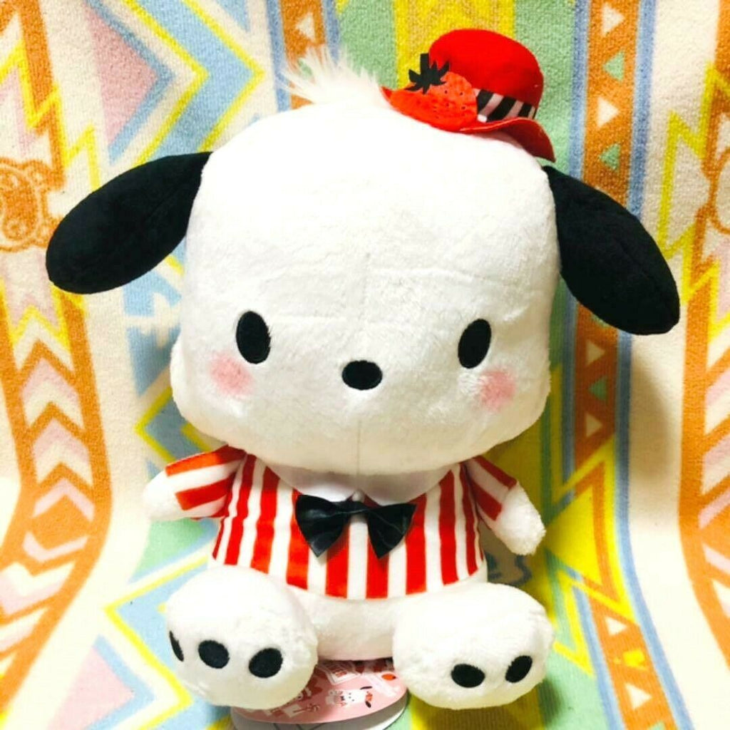 Sanrio Pochacco Strawberry DINER BIG Plush doll Limited to JP 12in 2021