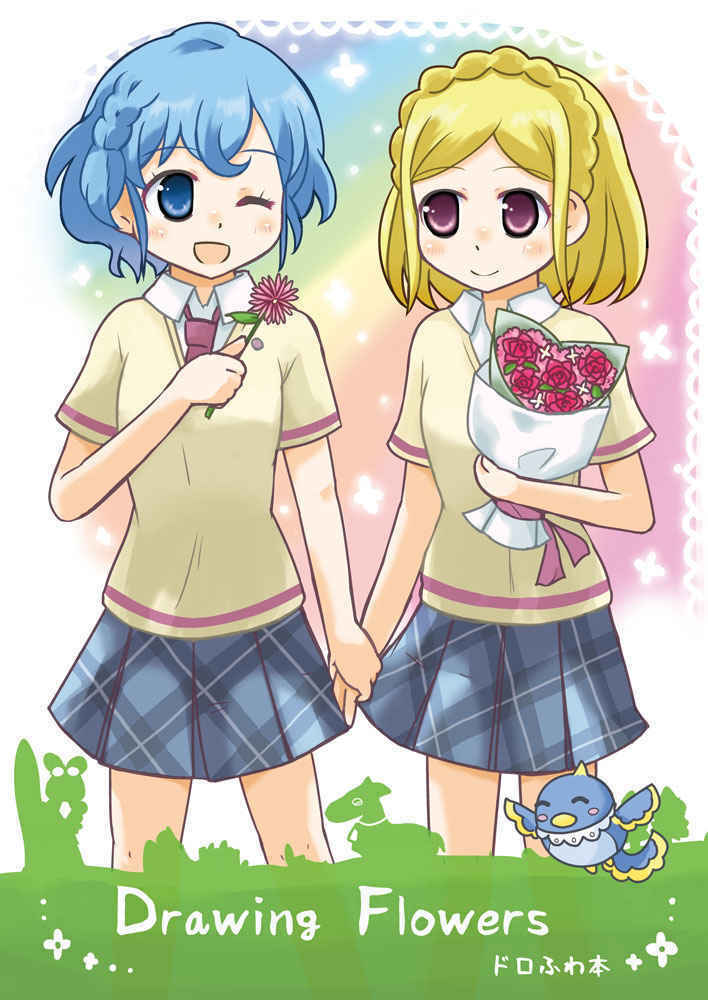 Doujinshi fan fiction books Drawing Flowers PriPara book NEW Comic Japanese