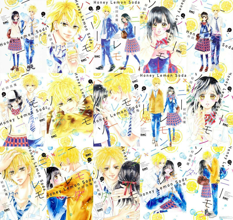 NEW Japanese Shojo Manga Girls Comic Book Honey Lemon Soda vol.1-15 set DHL