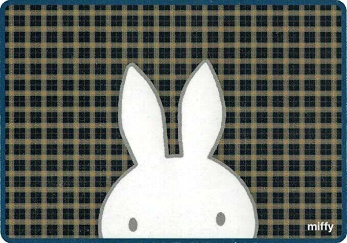 MIFFY BIG Blanket Plaid Checkered Yellow beige ver. Limited to JP 39.4in