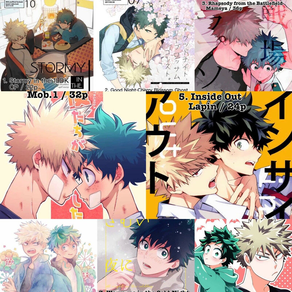 My Hero Academia Yaoi Doujinshi LOT / Bakugo x Midoriya