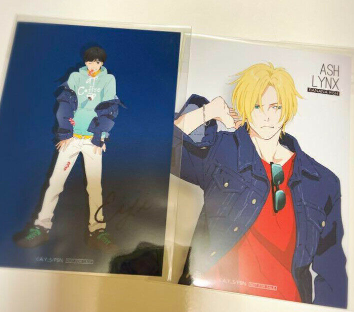 BANANA FISH Halloween limited Bromide Eiji Aslan Set 9cm �~ 13cm