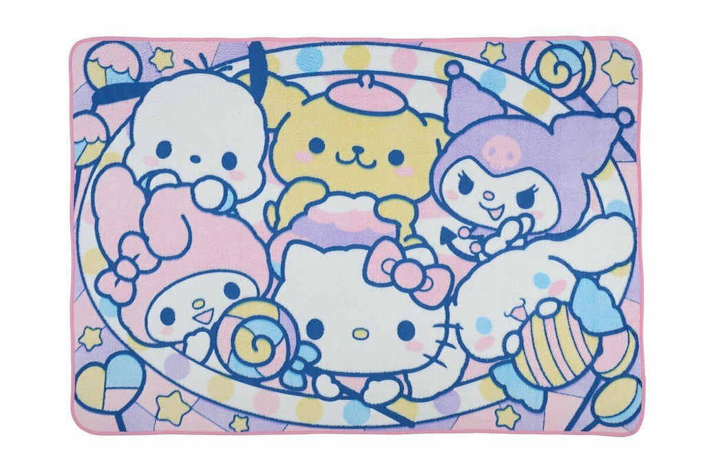 SANRIO CHARACTERS Cotton Candy Premium Fluffy Blanket Exclusive to JAPAN