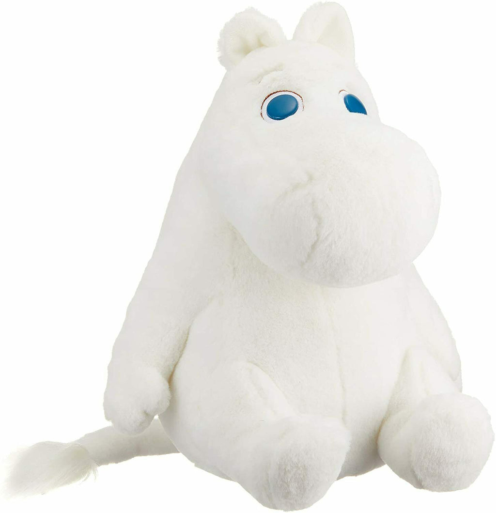 Moomin Marshmallow Fluffy Plush Doll BIG Size 13in Exclusive to JAPAN